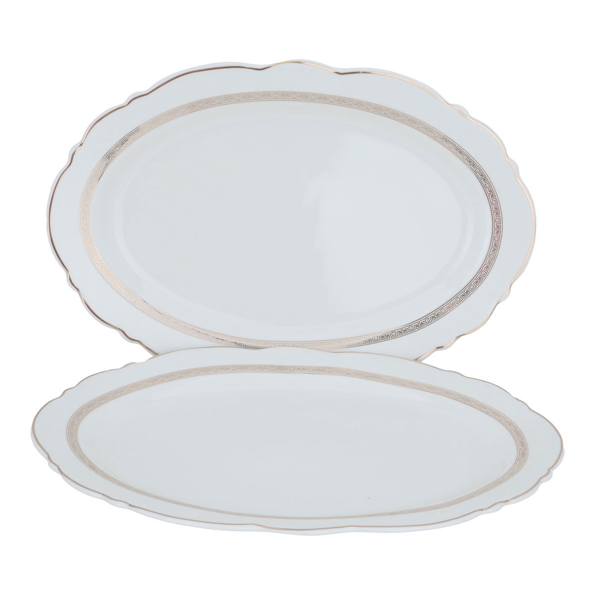Al Saif Gallery porcelain dining set, round, 65 pieces - white product image 4