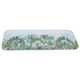 Al saif Gallery Porcelain Dessert Serving Plate, 42 x 20.5 x 2 cm - Green and White product image 1