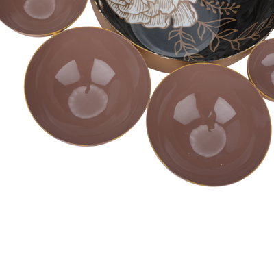 Al Saif Gallery Steel Serving Plate, Divided - Brown product image 3
