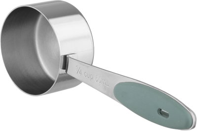 Al Saif Gallery Stainless Steel Measuring Cup Set, 4 Pieces, Silicone Handle - Silver product image 11