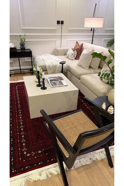 سجادة مجلس بوليستر سجادتي، 160×230 سم، طراز عربي تقليدي - أحمر product image 7