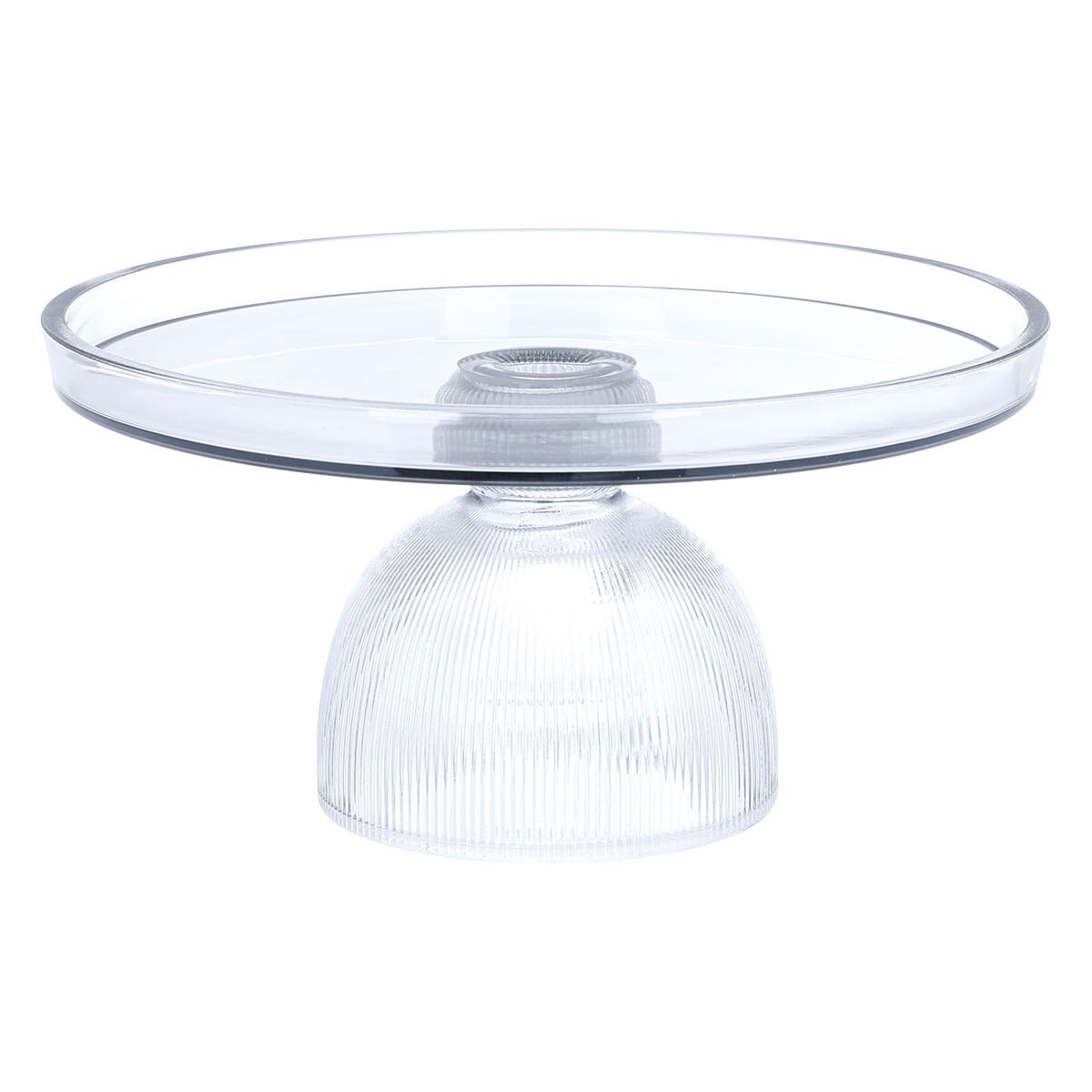 ستاند تقديم كيك زجاج السيف غاليري، 31.8 × 31.8 × 17 سم، دائري - شفاف product image