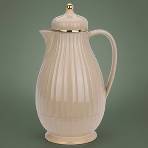 Elegance Savannah Thermos, 0.6L, Glass Inner Carrier, Plastic Outer Body - Brown product image