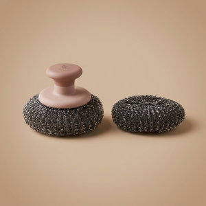 Al Saif Gallery Plastic Dishwashing Brush, 2 Pieces - Dark Pink product image