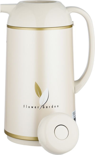 ترمس أبو فيل زوجرشي، 1 لتر، حافظة داخلية زجاج، ضغاط - بيج product image 4