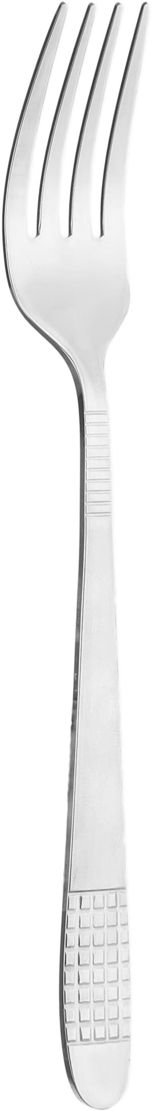Al Saif Gallery steel sweet fork set, 6 pieces, 20 x 3 cm, engraved - silver product image 2
