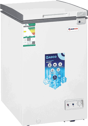 Nadco Nc155Wf Horizontal Defrost Freezer, 99 Liters, 3.5 Cubic Feet - White product image