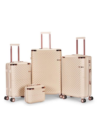 LIMRA Luggage Set, 4 Wheels, 6 Bags, Zipper Closure, 360° Rotating, WM-101 - Beige product image 4