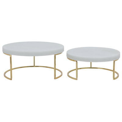 Al Saif Gallery Marble Cake Serving Set, 2 Pieces - White product image 2
