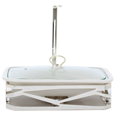 Al Saif Gallery porcelain heater, 16 inches, rectangular - white product image 1