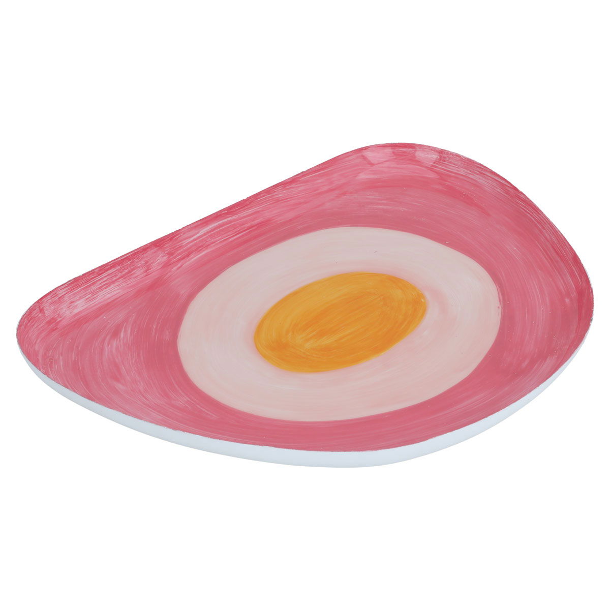 Al Saif Gallery porcelain dessert serving dish, 35.5 x 25.5 x 1 cm - pink product image 2