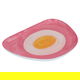 Al Saif Gallery porcelain dessert serving dish, 35.5 x 25.5 x 1 cm - pink product image 2