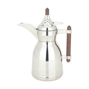 دلة شهد استيل السيف غاليري، 0.35 لتر - فضي خشبي product image