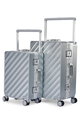 Limra LMA-1902 Polycarbonate Luggage Set, 2 Sizes, 4 Wheels - Silver product image 2