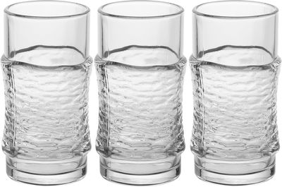 طقم كاسات ماء زجاج السيف غاليري، 3 قطع - شفاف product image 1