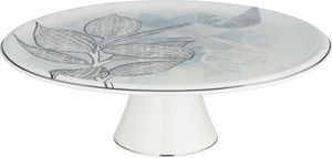 طقم ستاند كيك اكريلك مع صحون بورسلان السيف غاليري، 8 قطع،  مشجر ذهبي - متعدد الالوان product image 2