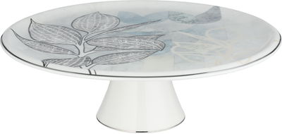 طقم ستاند كيك اكريلك مع صحون بورسلان السيف غاليري، 8 قطع،  مشجر ذهبي - متعدد الالوان product image 2