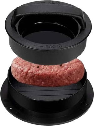 Arrow APS 3×1 Burger Press, 3 Pieces - Black product image
