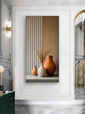 لوحة جدارية كانفس طباعة، 200×100 سم، اطار اسود - متعدد الالوان product image