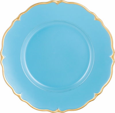 WeberAl Saif Gallery Serving Plate, 32.5x32.5x2.5 cm, Round - Green product image 1