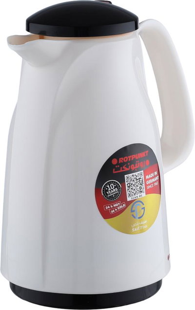 Rotpunkt Thermos, 0.5 liters, glass interior - black beige product image 3