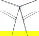 منشر غسيل أستيل السيف غاليري، 161×18×62 سم، 2 دور - أسود product image 1