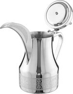 دلة قهوة استيل السيف غاليري، 1.2 لتر، نقش اسلامي - فضي product image 4