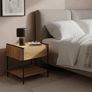 كومدينه خشب ام دي اف، 50×50×47.8 سم، 1 درج و رف - خشب ام دي افي product image 2