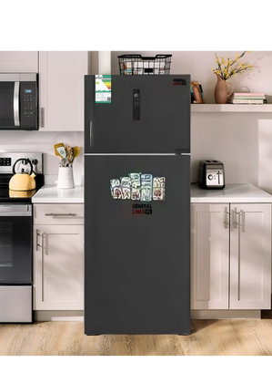 General Lines GL490NF No Frost Refrigerator, 465 Liters, 16.4 Cubic Feet, Top Freezer - Dark Grey product image 2