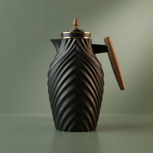 ترمس نورة إفرست، 1لتر، حافظة داخلية زجاج حراري - أسود product image