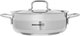 KorKmaz Alpha Steel Cookware Set, 9 Pieces - Silver product image 3