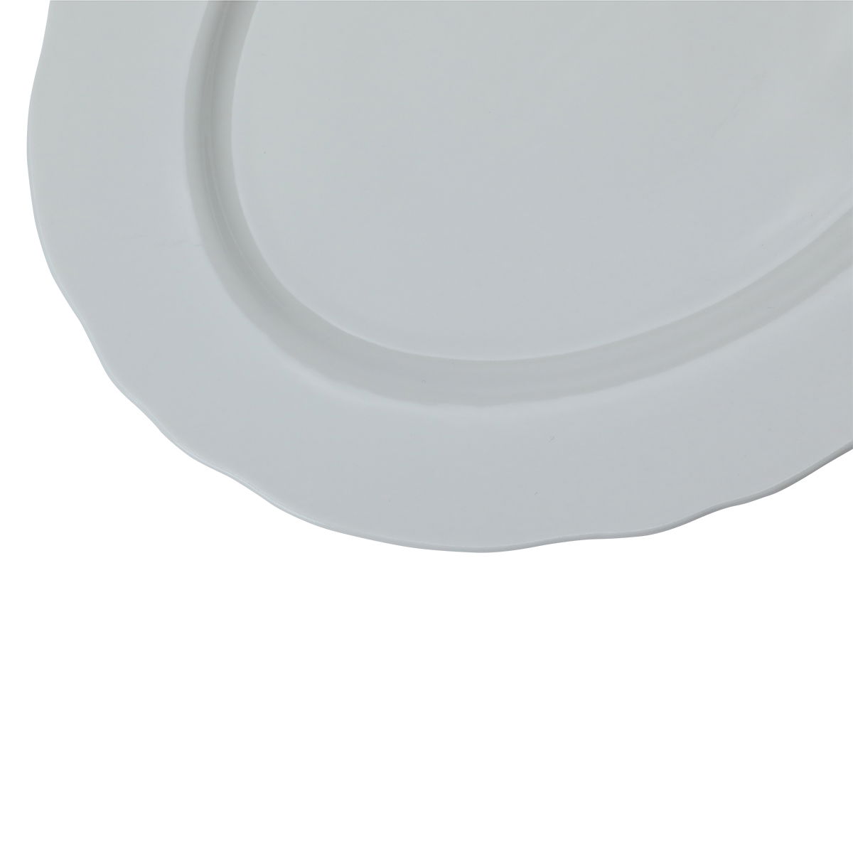 Al Saif Gallery porcelain plate, 12 inches, oval - white product image 3