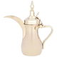 Alsaif Gallery Sulaiman Steel Dallah, 0.94 L - Gold product image 1