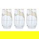 طقم كاسات ماء زجاج السيف غاليري، 3 قطعة - ذهبي product image 1