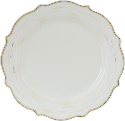 طقم سفرة بورسلان السيف غاليري، 65 قطعة - ابيض ذهبي product image 15