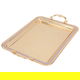 Al Saif Gallery Steel Serving Trays, 44 X 32 X 2 Cm - Gold product image 1