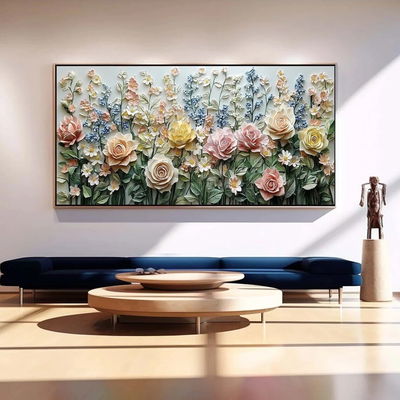 لوحة جدارية كانفس طباعة، 160×80 سم، اطار شامبين - متعدد الالوان product image 3