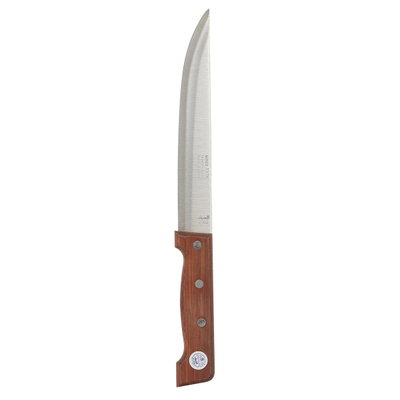 Steel knife with wooden handle, 7 inches, Japanese - brown product image 2