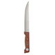 Steel knife with wooden handle, 7 inches, Japanese - brown product image 2