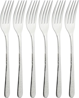 طقم شوك أكل ستانلس استيل السيف غاليري، 6 قطع - فضي product image