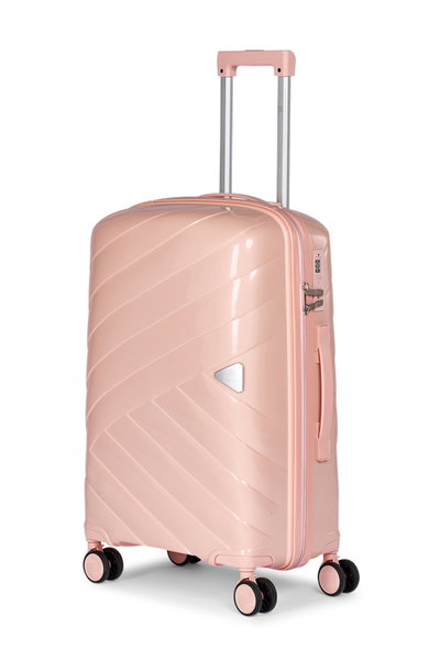Limra LMA-1927 Polypropylene Luggage Set, 3 Sizes, 4 Wheels - Pink product image 4