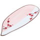 Al Saif Gallery porcelain dessert plate, 12 inches, teardrop shape, flower pattern - white product image 1