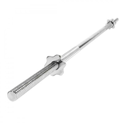 Kangaroo 110013  Resistance Straight Bar, 120cm, 30mm Diameter, Compatible with Standard Discs - Silver product image 2