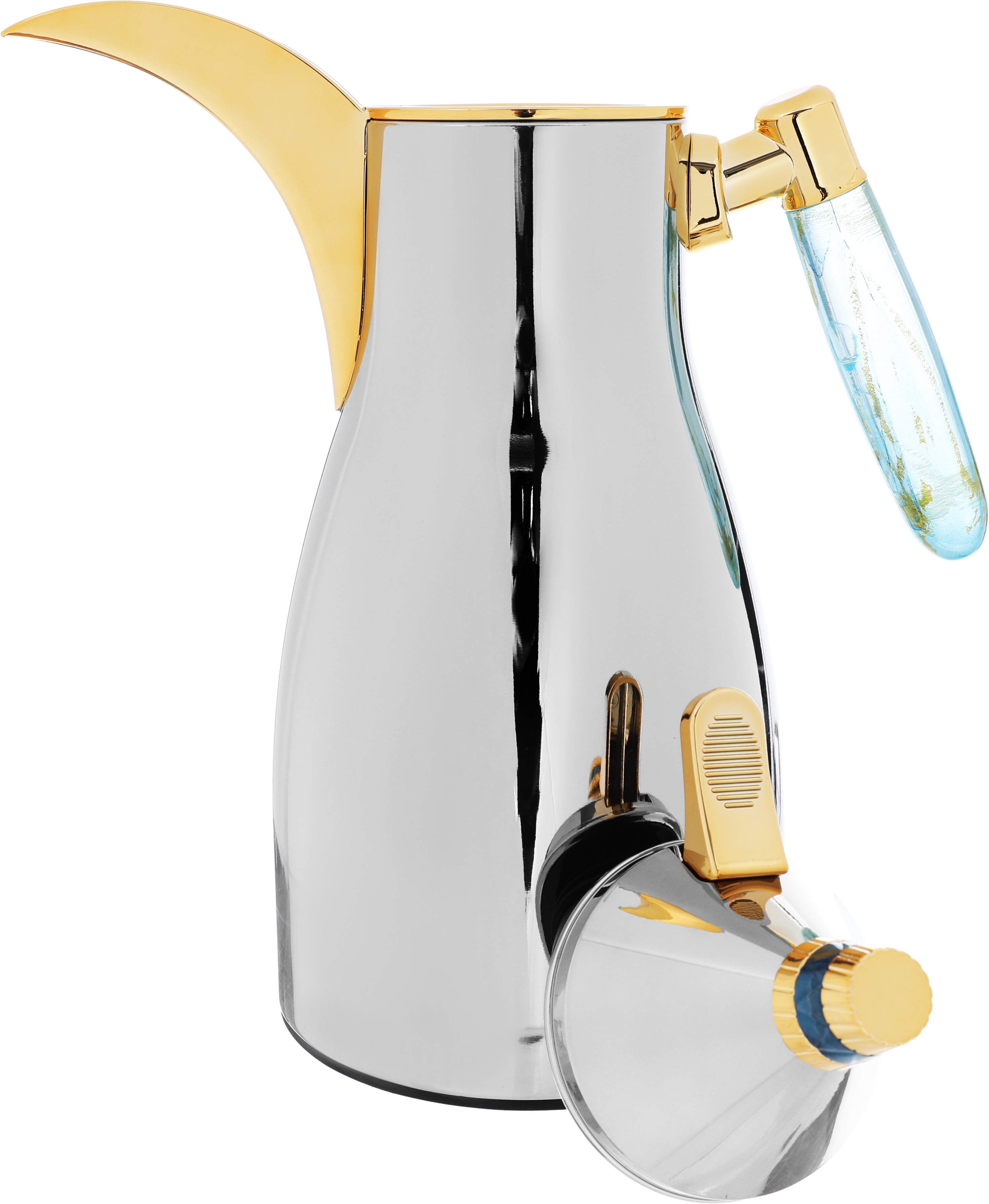 Al Saif Gallery Maimouna Steel thermos Set, 2 Pieces, 1 Liter - Silver product image 9