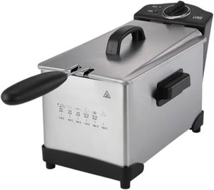 قلاية زيت لينكس، 1500 واط، 4 لتر، LY-DF-7104 - فضي product image