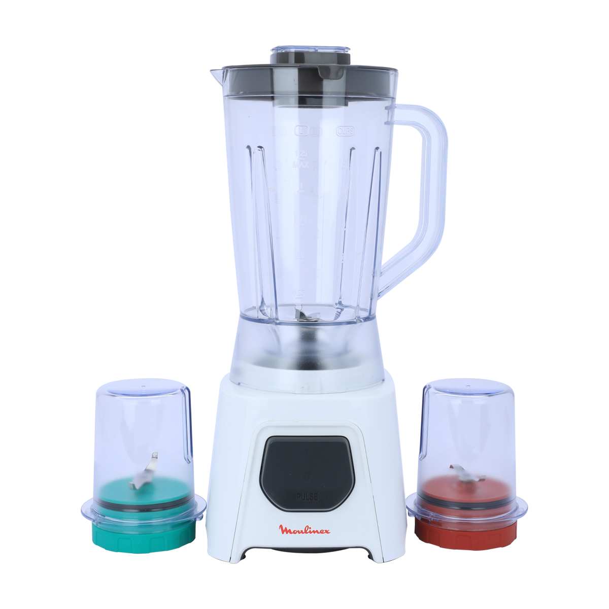 خلاط كهربائي مولينكس، 450 واط، وعاء 1.5 لتر، 1 سرعة، مطحنتين - ابيض product image 1