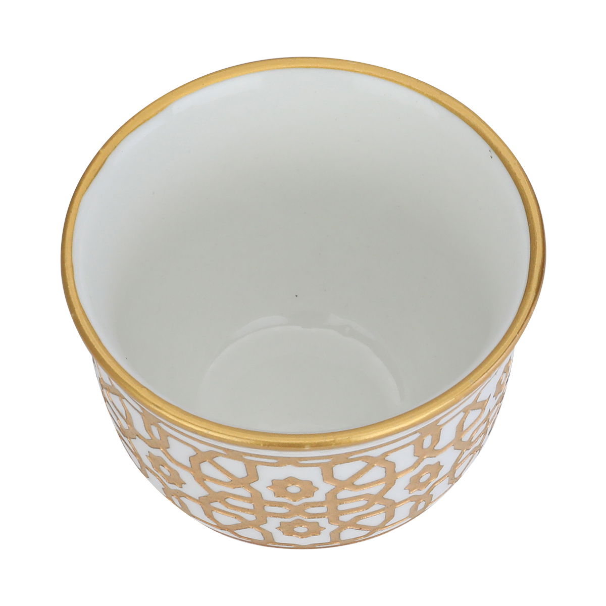 Al Saif Gallery porcelain coffee cup set, 12 pieces - white product image 3