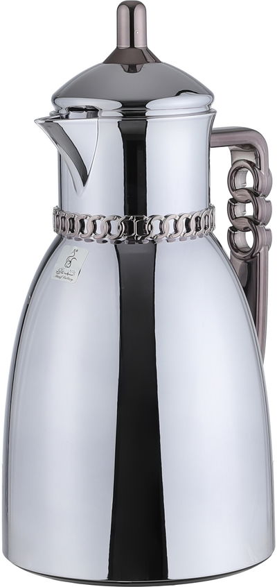 طقم ترامس بيان السيف غاليري، 0.7 / 1 لتر، 2 قطعة، حافظة داخلية زجاج حراري، يد نيكل أسود - فضي لامع product image 8