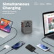 محول سفر بروميت تريب ميت، 36 واط، 5 منافذ USB - اسود product image 2