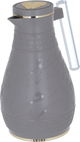 Al Saif Gallery Karam thermos set, 1/0.65 liter, Islamic pattern, thermal glass inner shell, plastic outer shell - Cappuccino product image 6